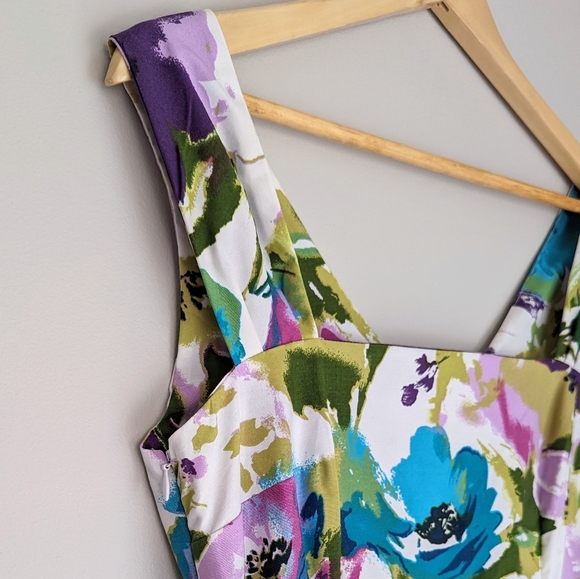 🇨🇦 NWT Gilmour Floral Cotton Dress Made In Canada - Picture 7 of 10